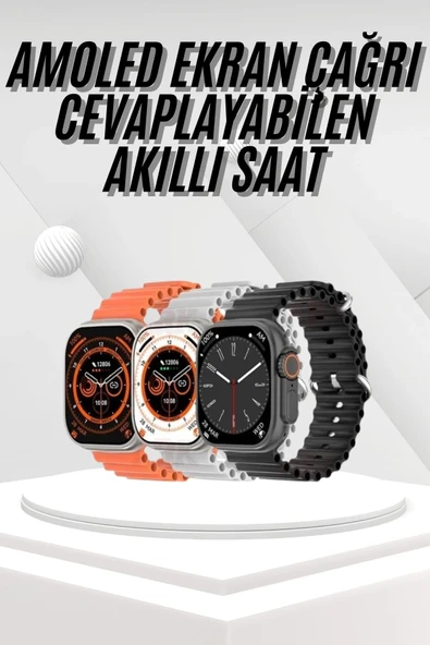 Akıllı Saat Bleutooth Bağlantılı Akıllı Saat Amoled Ekran 49 MM ürün görseli 1