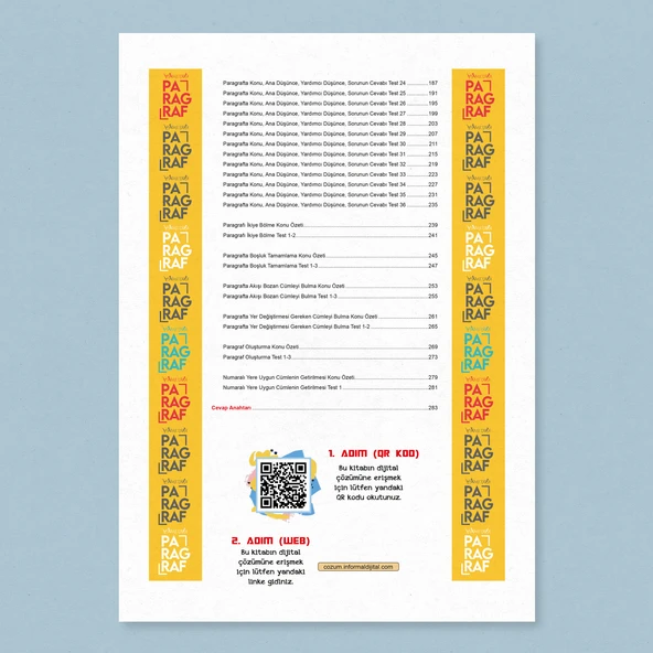 MEB-AGS Güncel Türkçe Anamorfik Paragraf Soru Bankası Yeni Müfredat Konu Özetli Çözümlü - 3