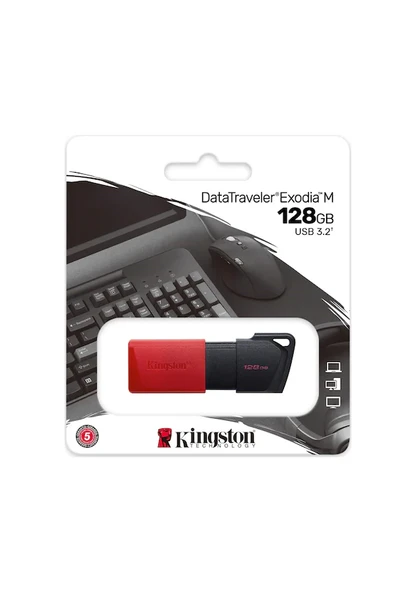 Kingston DataTraveler Exodia M DTXM/128GB 128 GB USB 3.2 Flash Bellek - 2