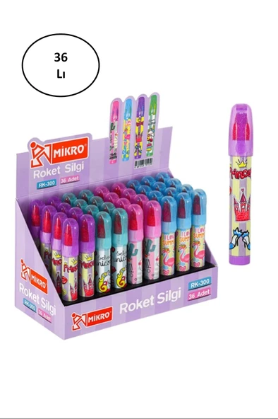 Mikro Roket Silgi 36'lı ürün görseli 1