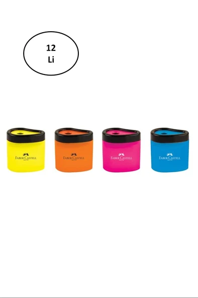 Faber Castell Damla Şekilli Kalemtraş 12'li ürün görseli 1