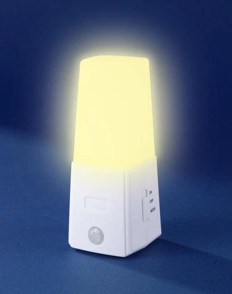 Hareket Algılama Özellikli  Otomatik LED Gece Lambası - 8