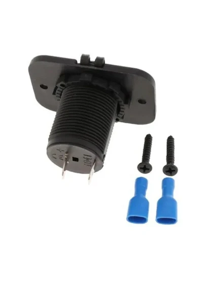 Oto Çakmak Fiş Çakmaklık Dişi Pano Tip 30Mm Şase Monteli 1 Adet - 2