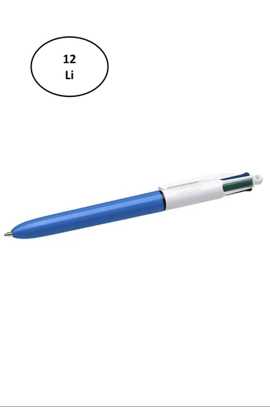 Bic Tükenmez Kalem Mekanizmalı 4 Renk 982866 12'li - 2