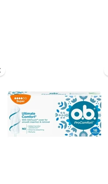 O.B Procomfort Tampon Süper 16 Lı Paket