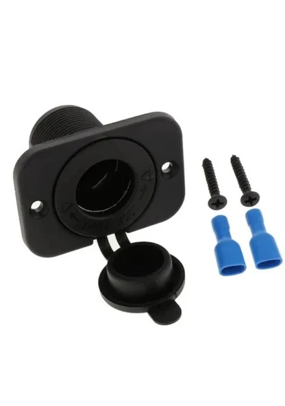 Oto Çakmak Fiş Çakmaklık Dişi Pano Tip 30Mm Şase Monteli 1 Adet - 4