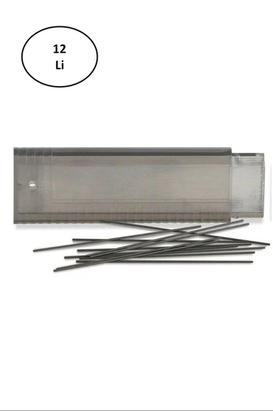 Tombow LV-T-R7-RG Leader Spare 0,7 mm 2B Kalem Ucu 12'li - Resim 2