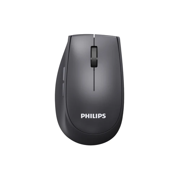 Philips SPK7627 Kablosuz Bluetooth Dual Mod 1600DPI 5 Tuşlu Sessiz Optik Mouse Gri şarjlı - Resim 2