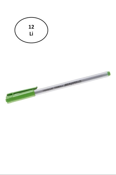 Pensan Trıball Tükenmez Kalem Açık Yeşil 12.Li - 2