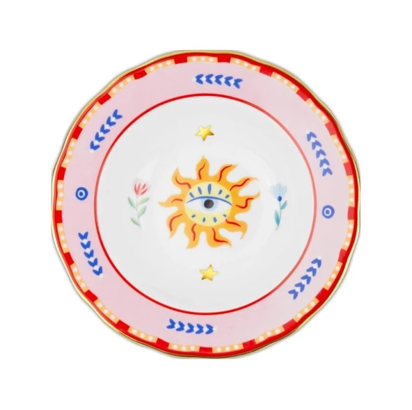 Baci Milano Mamma Mia Göz Desenli Tabak 22 Cm ürün görseli