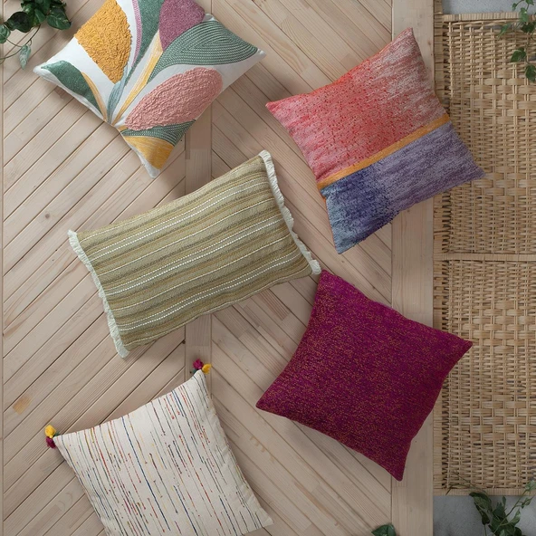 Sarev Noelle Kırlent Nevresim Takımı 45x45 - Resim 2