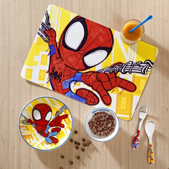 TAÇ LİSANSLI DİSNEY SPİDER MAN MUTFAK SETİ - 1