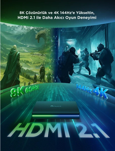 Govee AI Sync Box 2 75-85 Inç TV Arkası LED Aydınlatma - Resim 5