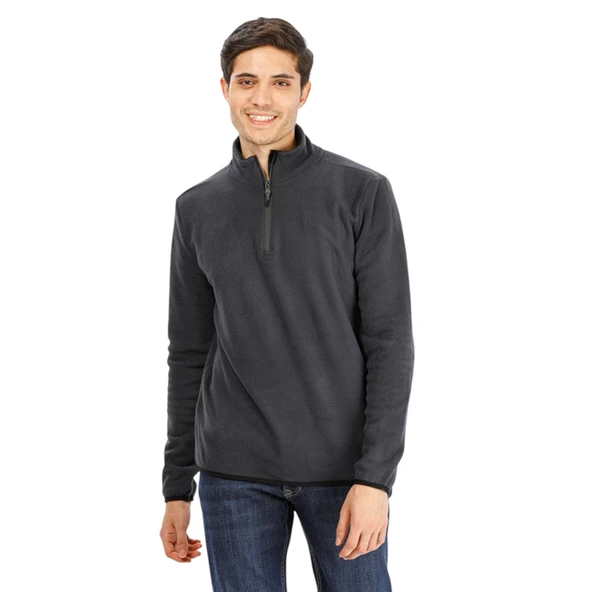 Yarım Fermuarlı Polar - Resim 11