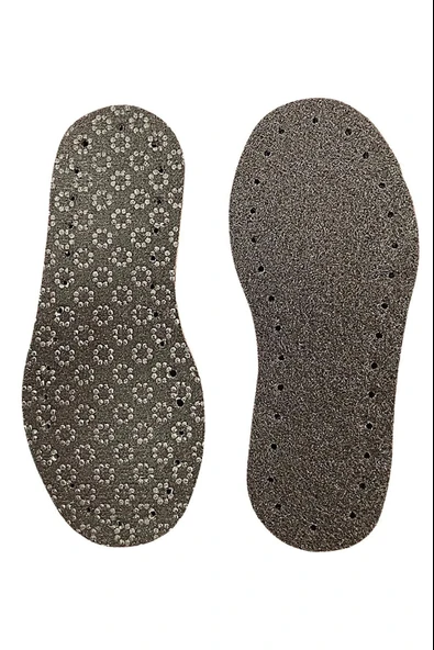 3 Çift Delikli Eva Keçe Panduf Hobi Örgü Patik Tabanı 3 Katlı Konforlu Patik Tabanlığı Kaydırmaz - 5