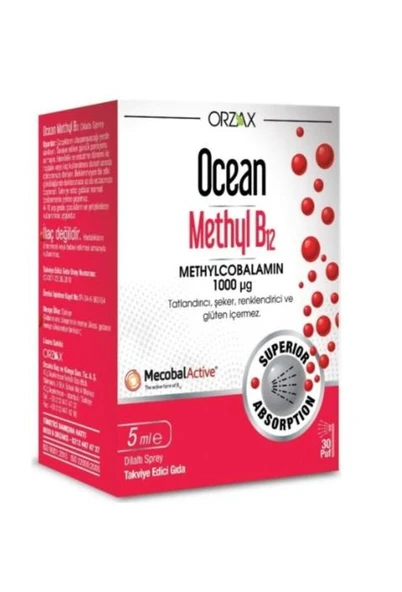 Ocean Methyl 1000mcg B12 Sprey 5ml - 1