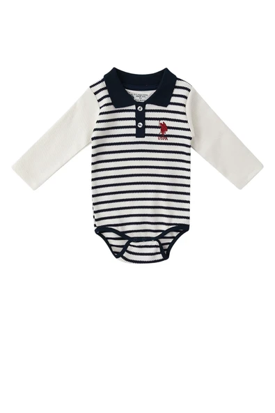 Lacivert Uzun Kol Bebek Body Zıbın ürün görseli 1