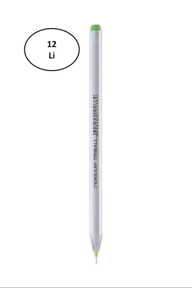 Pensan Trıball Tükenmez Kalem Açık Yeşil 12.Li - 3