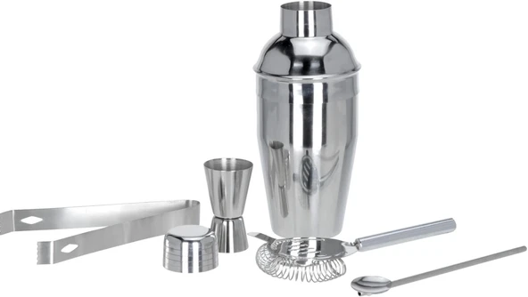 5 Parça Kokteyl Hazırlama Seti 550 Ml - 1