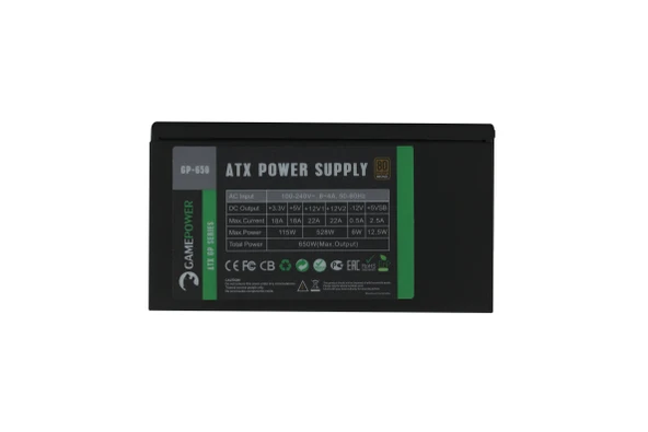 Gamepower GP-650 APFC 650W 80+ Bronze Güç Kaynağı - Resim 4