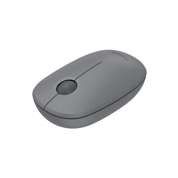 Philips SPK7378 1600 DPI 3 Tuşlu Optik Kablosuz Mouse - Gri - Resim 4