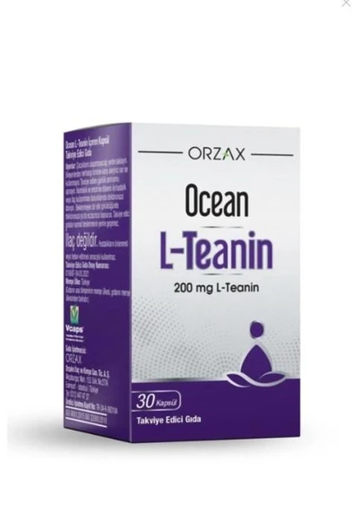 Orzax Ocean L-Teanin Takviye Edici Gıda 30 Kapsül - 1