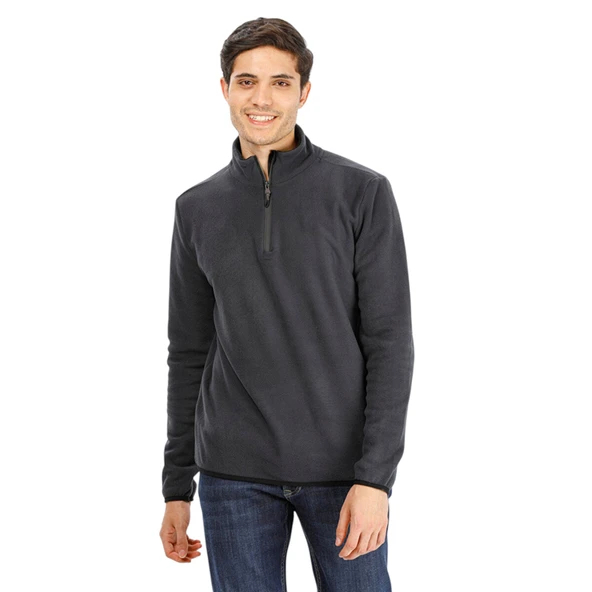 Yarım Fermuarlı Polar - Resim 9