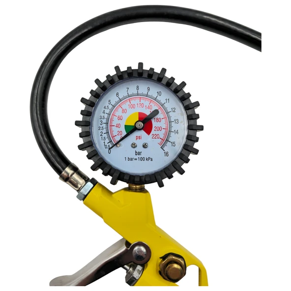 Fixonic Be-Welt BHD00245 Manometreli Lastik Şişirme Tabancası - Resim 2