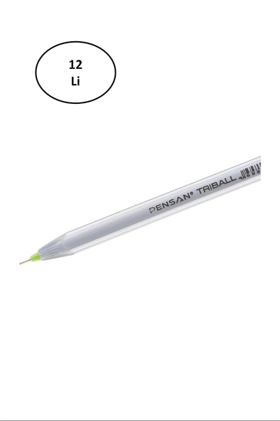 Pensan Trıball Tükenmez Kalem Açık Yeşil 12.Li - 4