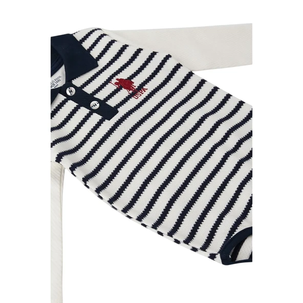 Lacivert Uzun Kol Bebek Body Zıbın - Resim 3