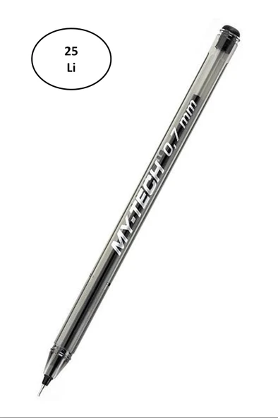 Pensan My Tech Tükenmez Kalem 0.7 Mm Siyah 25'li - 2