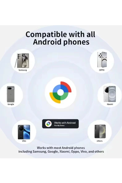 Airtag Android Konum Belirleme Akıllı Takip Cihazı Smart Finder - Resim 5