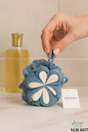 VICHY PAPATYA DESENLİ BANYO LİFİ MAVİ VCH-6577 60GR ürün görseli