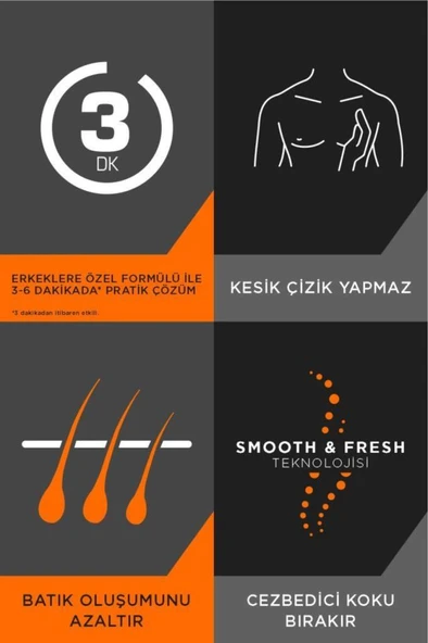 Veet Men Erkekler İçin Tüy Dökücü Krem 200 ml x2 - 3