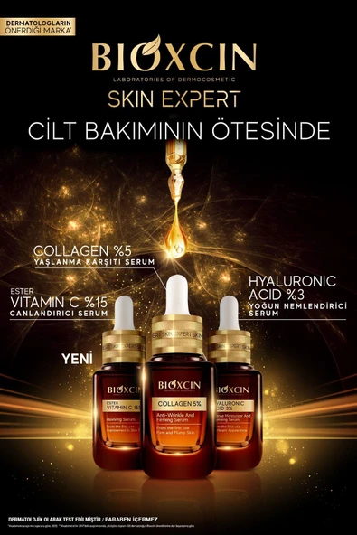Bioxcin Ester C Vitamini Serum %15 & Niasinamid %2 - Aydınlatıcı Canlandırıcı Renk Tonu Eşitleyici Lipozomal - Resim 6