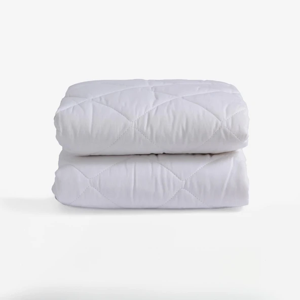 Homedius Daily Vatka Kapitoneli %100 Pamuk Yatak Koruyucu Alez  Beyaz 180x200 - 8