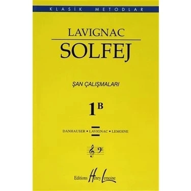 LAVIGNAC SOLFEJ 1B ürün görseli