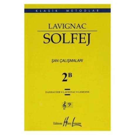 LAVIGNAC SOLFEJ 2B - Resim 2