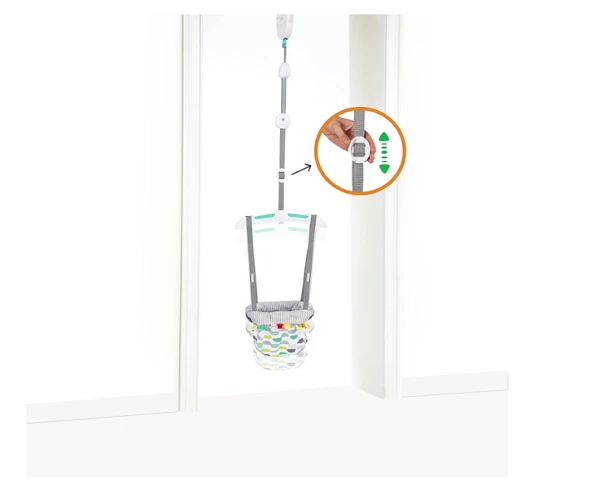 Bright Starts Playful Zıplama Aparatı Ayarlanabilir Askılı Bebekler İçin - Resim 3