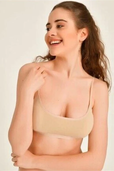 Kota Kadın Pedli İp Askılı Büstiyer 6312 - Resim 3