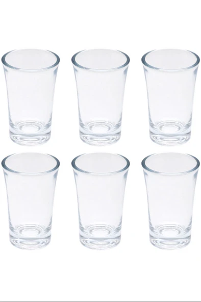 Kahve Yanı 6'lı Su Bardağı Tosca Shot Royaleks-TG-2022 - Resim 2