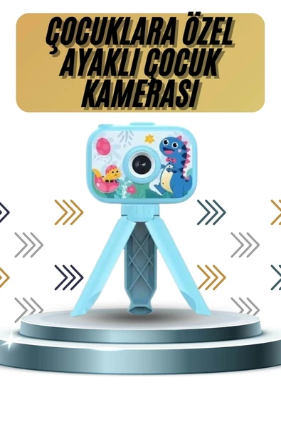 Ayaklı Çocuk Kamerası Tripodlu Mini 1080p Hd Çocuk Kamera ürün görseli 1