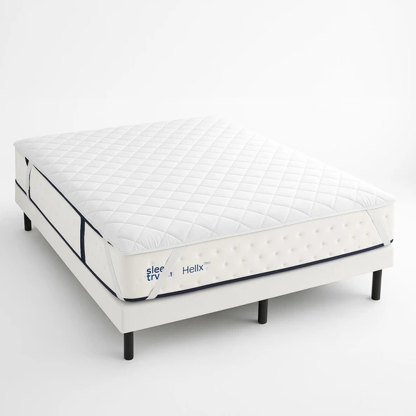 Homedius Daily Vatka Kapitoneli %100 Pamuk Yatak Koruyucu Alez Beyaz 150x200 - 10