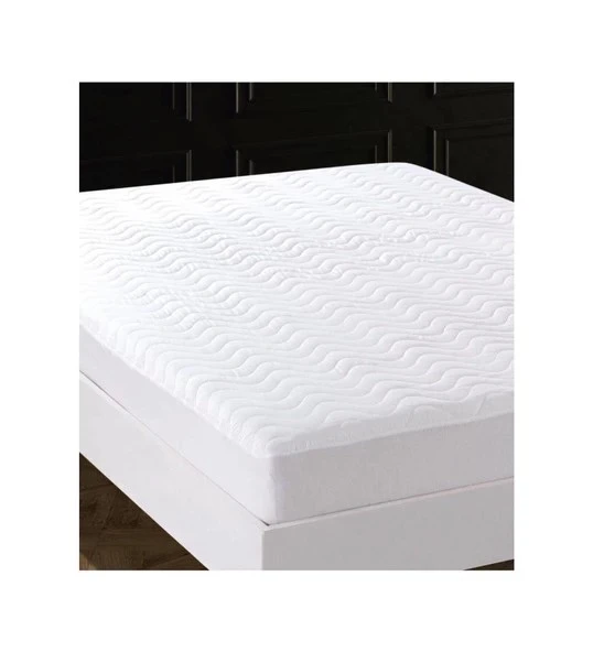 Madame Blue Kapitone Fitted Sıvı Geçirmez Yatak Koruyucu Alez 100x200 - 1