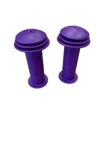 Sarissa Kız Çocuk Bisikleti Elcik PVC Mor Renk Bisiklet Elciği Kız Bisikleti Elcik Tutacağı - Resim 2