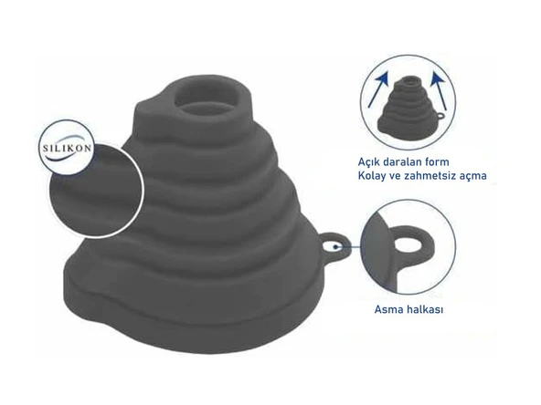 Silikon Kapak Açacağı – Katlanabilir, Pratik ve Evrensel Uyumluluk - 5