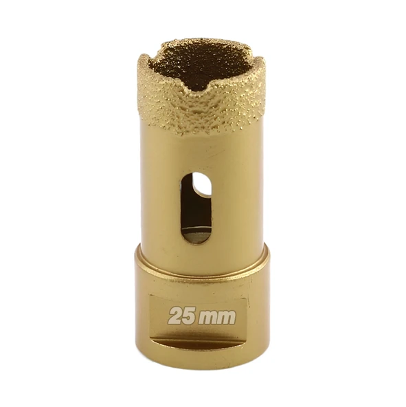 Granit Mermer 25 mm Seramik Fayans Uç Elmas Kaplı Delme Ucu Matkap Aparatı Güçlü Profesyonel Kesici ürün görseli