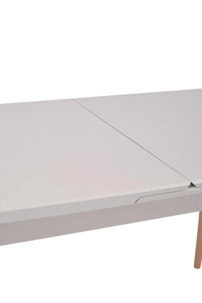 Norte Kum Beyi Lak Panel Mdf Mutfak Masa Takımı 80x130 - 4