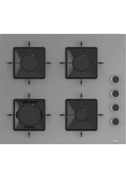 Ferre Fryart Serisi Gri Set (SS208 + QEP63CPR +D079 ) - Emaye Izgara - Resim 2