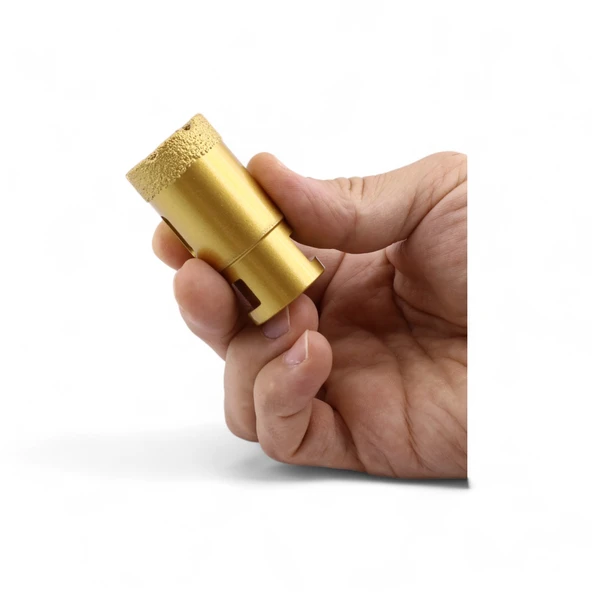 Profesyonel 30 mm Fayans Granit Mermer Seramik Delici Elmas Uçlu Matkap Uyumlu Uzun Ömürlü Kesici Uç - Resim 2